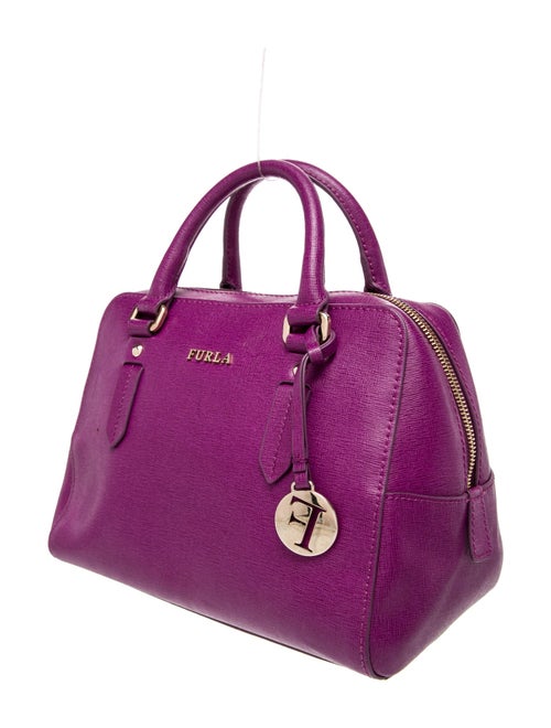Furla Saffiano Leather Top Handle Bag