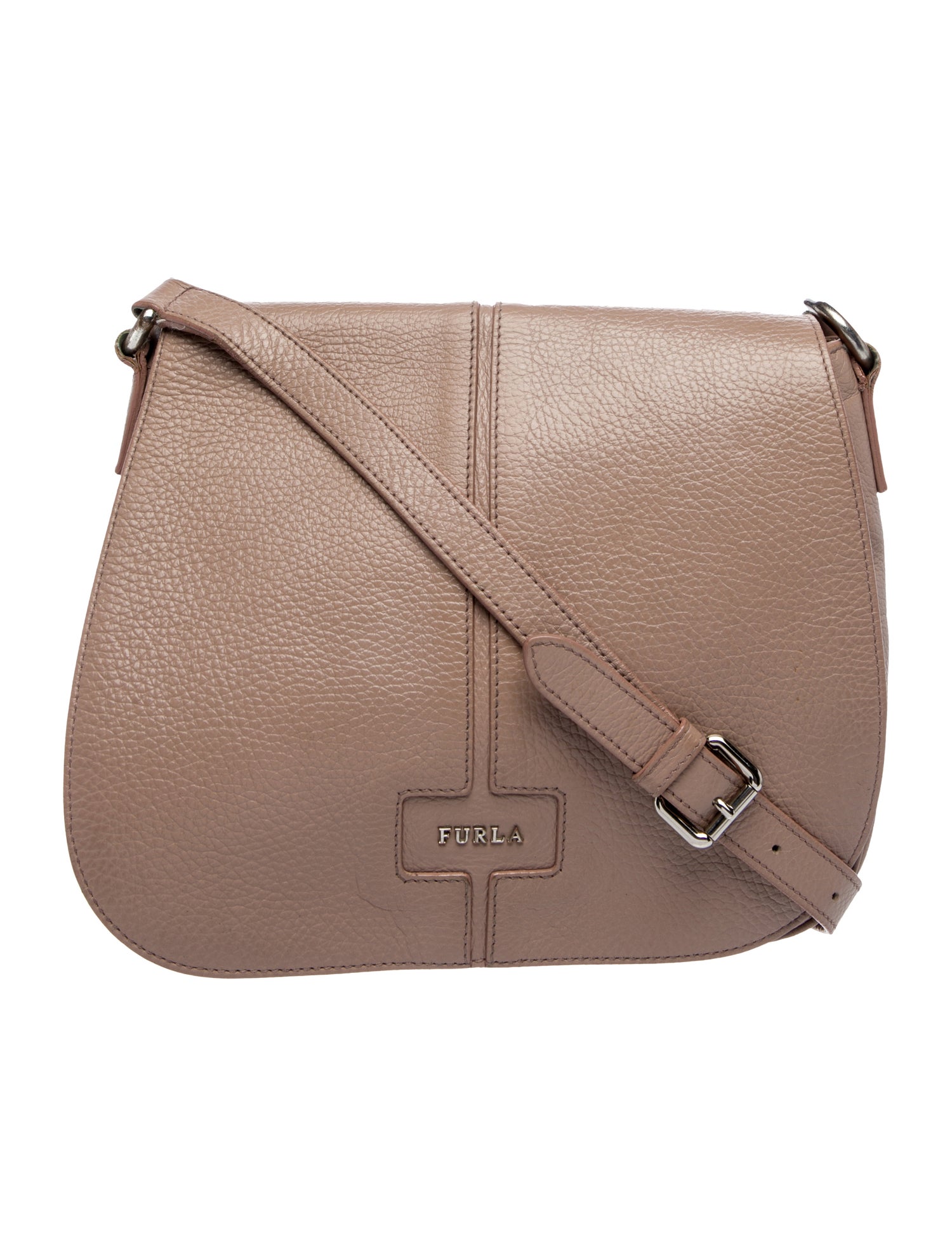 Furla Leather Messenger Bag