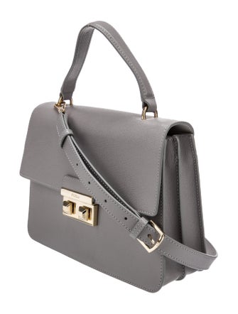 Furla Leather Top Handle Bag