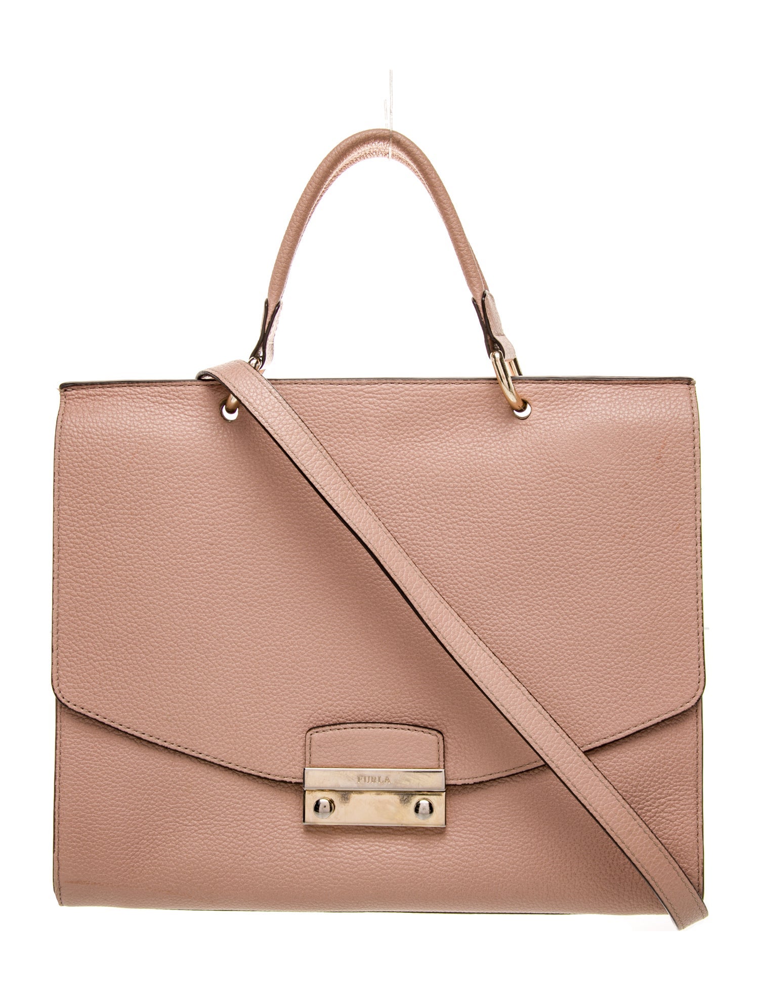 Furla Leather Top Handle Bag