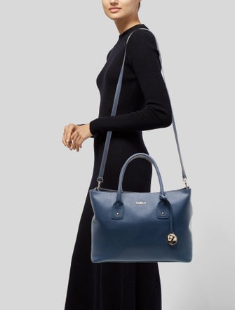 Furla Leather Top Handle Bag