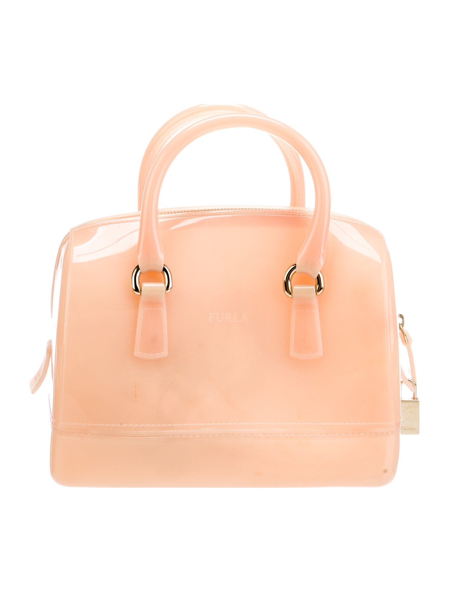 Furla Rubber Top Handle Bag