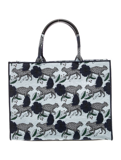 Furla Canvas Top Handle Bag