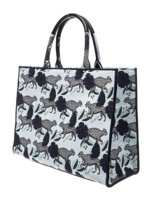 Furla Canvas Top Handle Bag