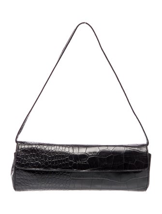 Furla Embossed Leather Shoulder Bag