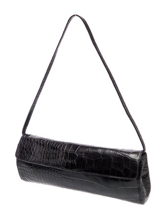 Furla Embossed Leather Shoulder Bag