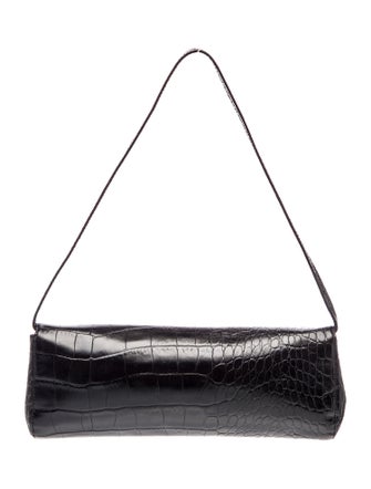 Furla Embossed Leather Shoulder Bag