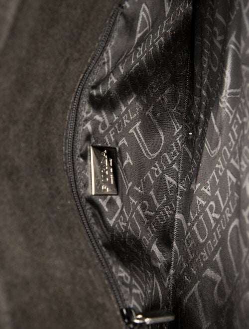 Furla Embossed Leather Shoulder Bag