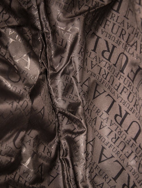 Furla Ostrich Shoulder Bag