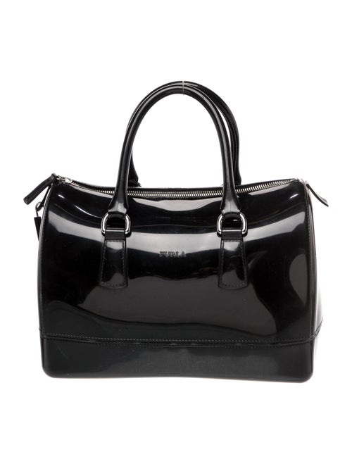 Furla Rubber Top Handle Bag