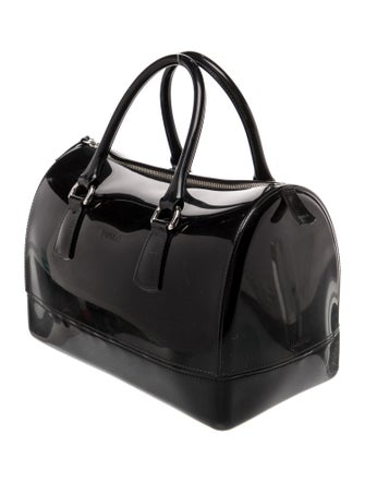 Furla Rubber Top Handle Bag
