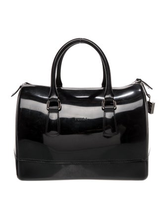 Furla Rubber Top Handle Bag
