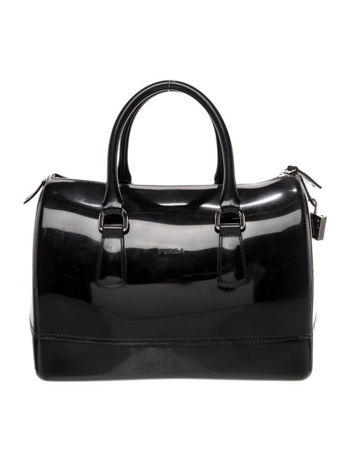 Furla Rubber Top Handle Bag