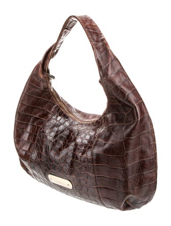 Furla Embossed Leather Shoulder Bag