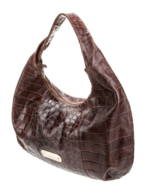 Furla Embossed Leather Shoulder Bag