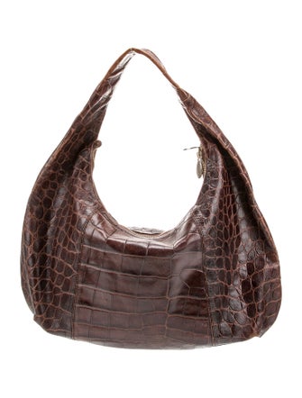 Furla Embossed Leather Shoulder Bag