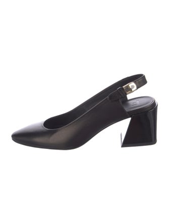 Furla Leather Slingback Pumps