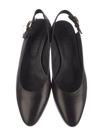 Furla Leather Slingback Pumps