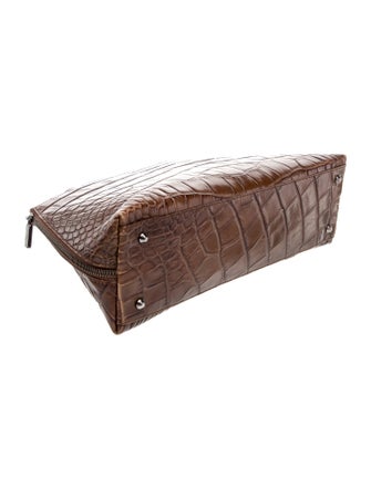 Furla Crocodile Shoulder Bag