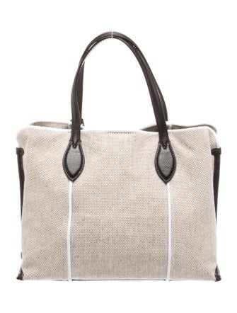 Furla Canvas Top Handle Bag