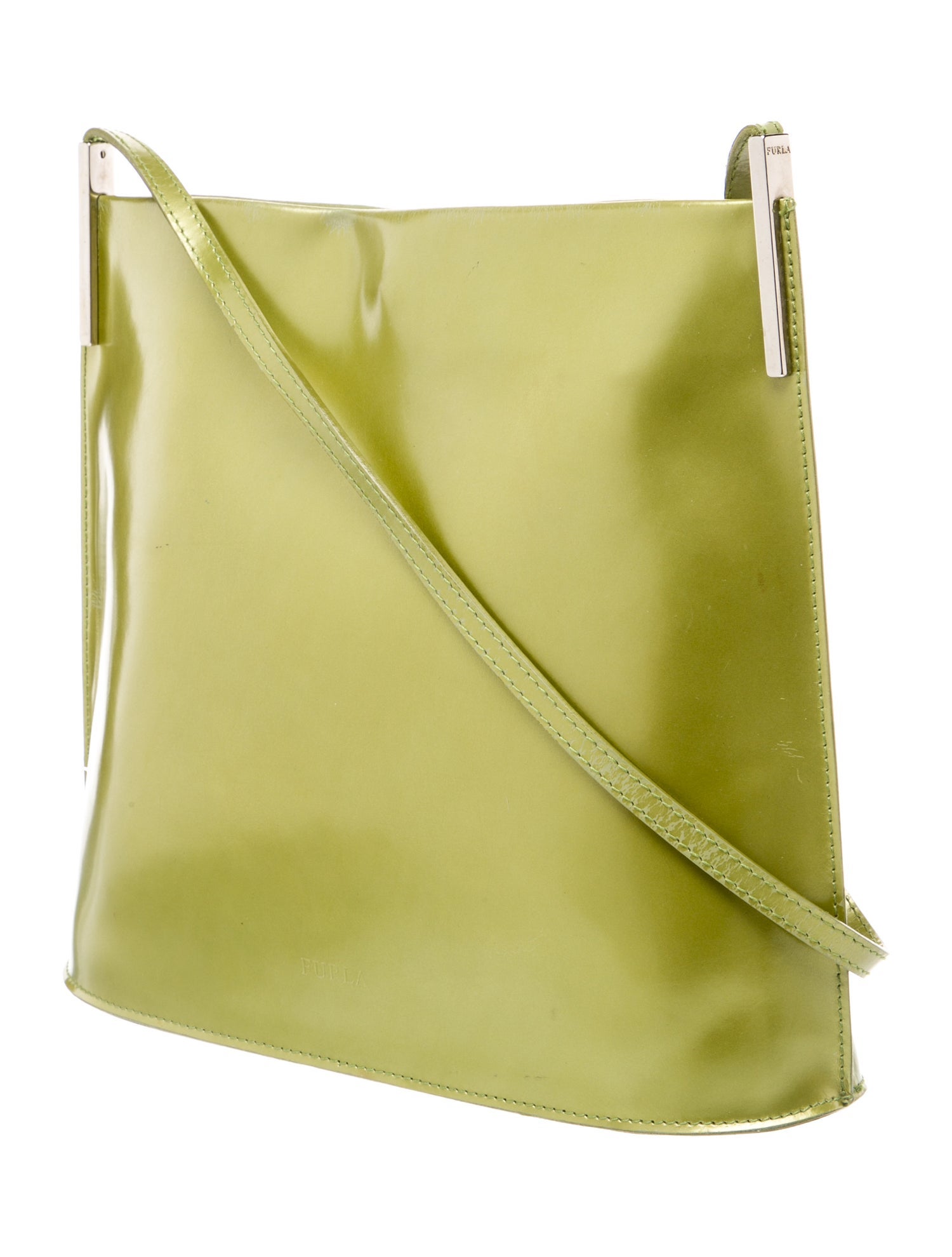 Furla Patent Leather Shoulder Bag