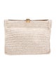 Furla Straw Clutch