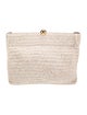 Furla Straw Clutch