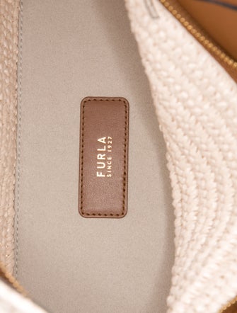Furla Straw Clutch