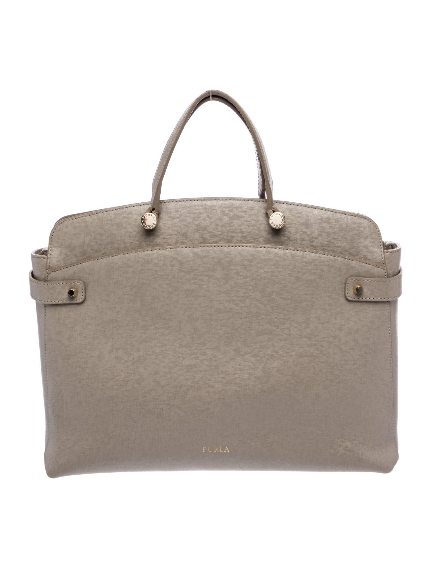 Furla Leather Top Handle Bag