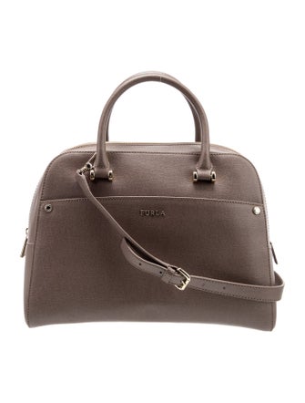Furla Leather Top Handle Bag