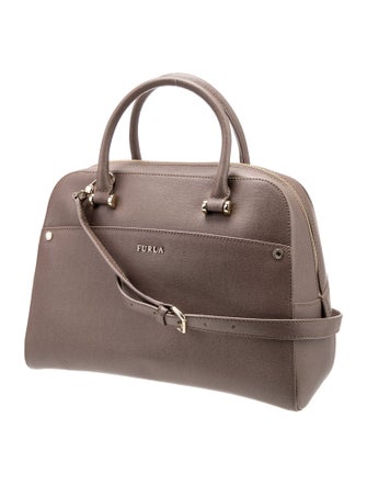 Furla Leather Top Handle Bag