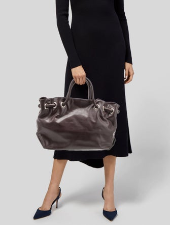 Furla Leather Top Handle Bag