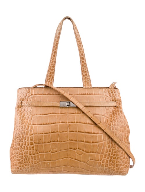 Furla Embossed Leather Crossbody Bag