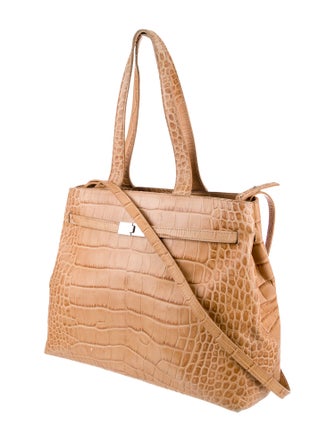 Furla Embossed Leather Crossbody Bag