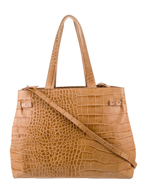 Furla Embossed Leather Crossbody Bag