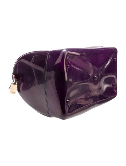 Furla Rubber Top Handle Bag