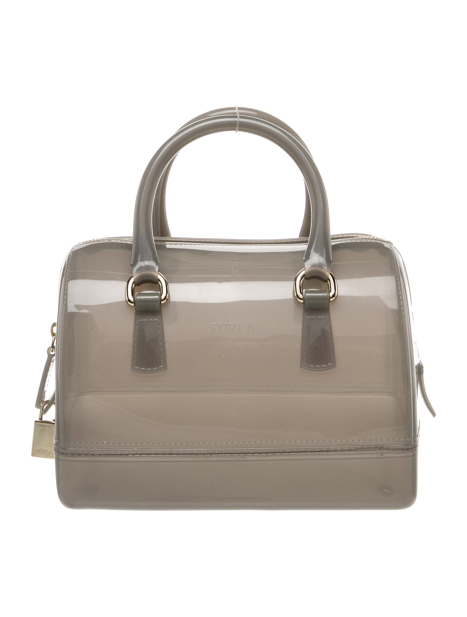 Furla Rubber Top Handle Bag