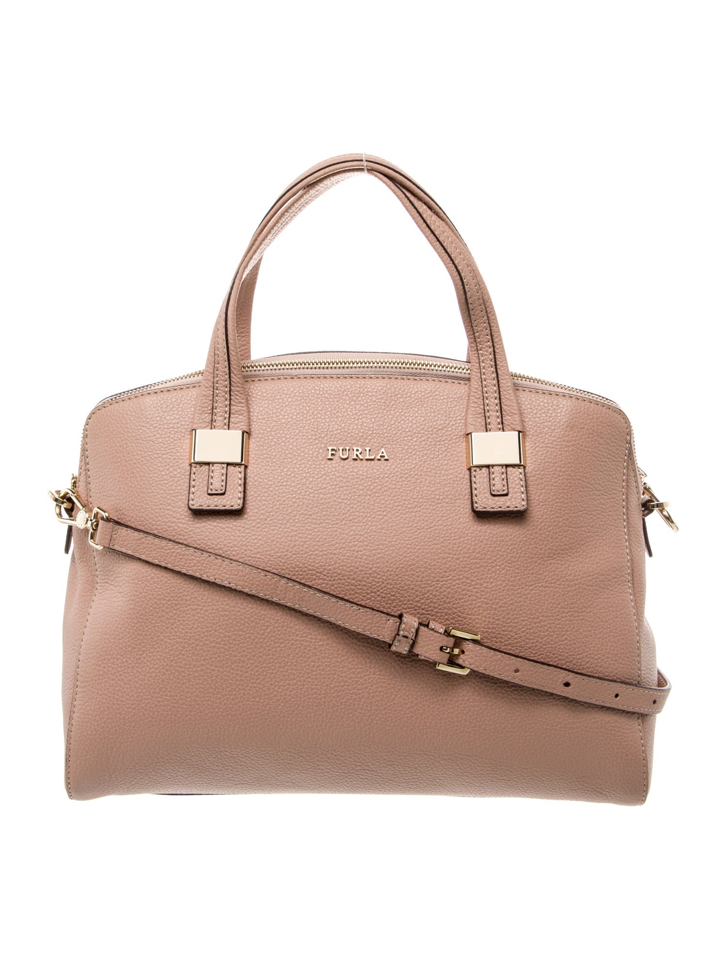 Furla Leather Top Handle Bag