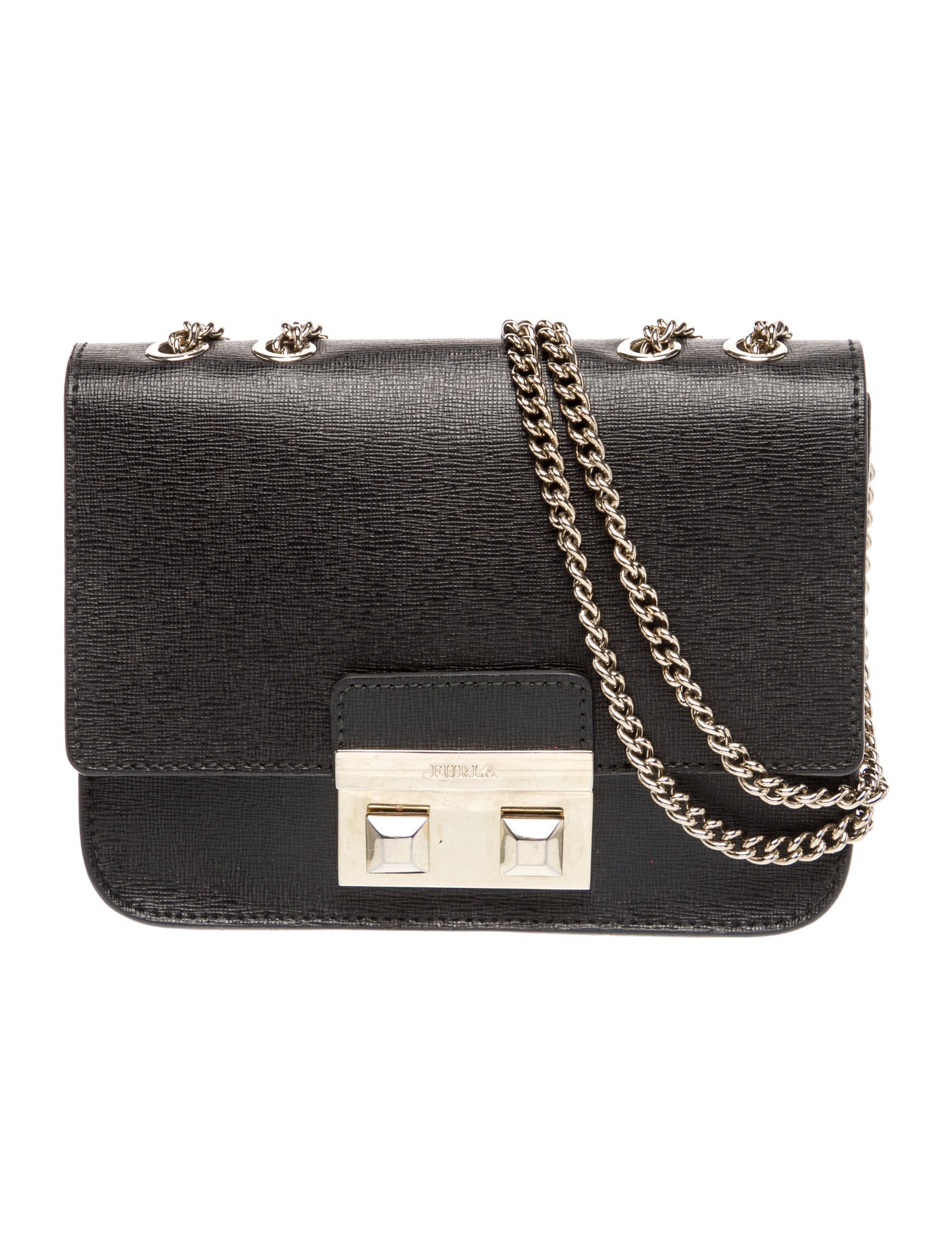 Furla Saffiano Leather Shoulder Bag