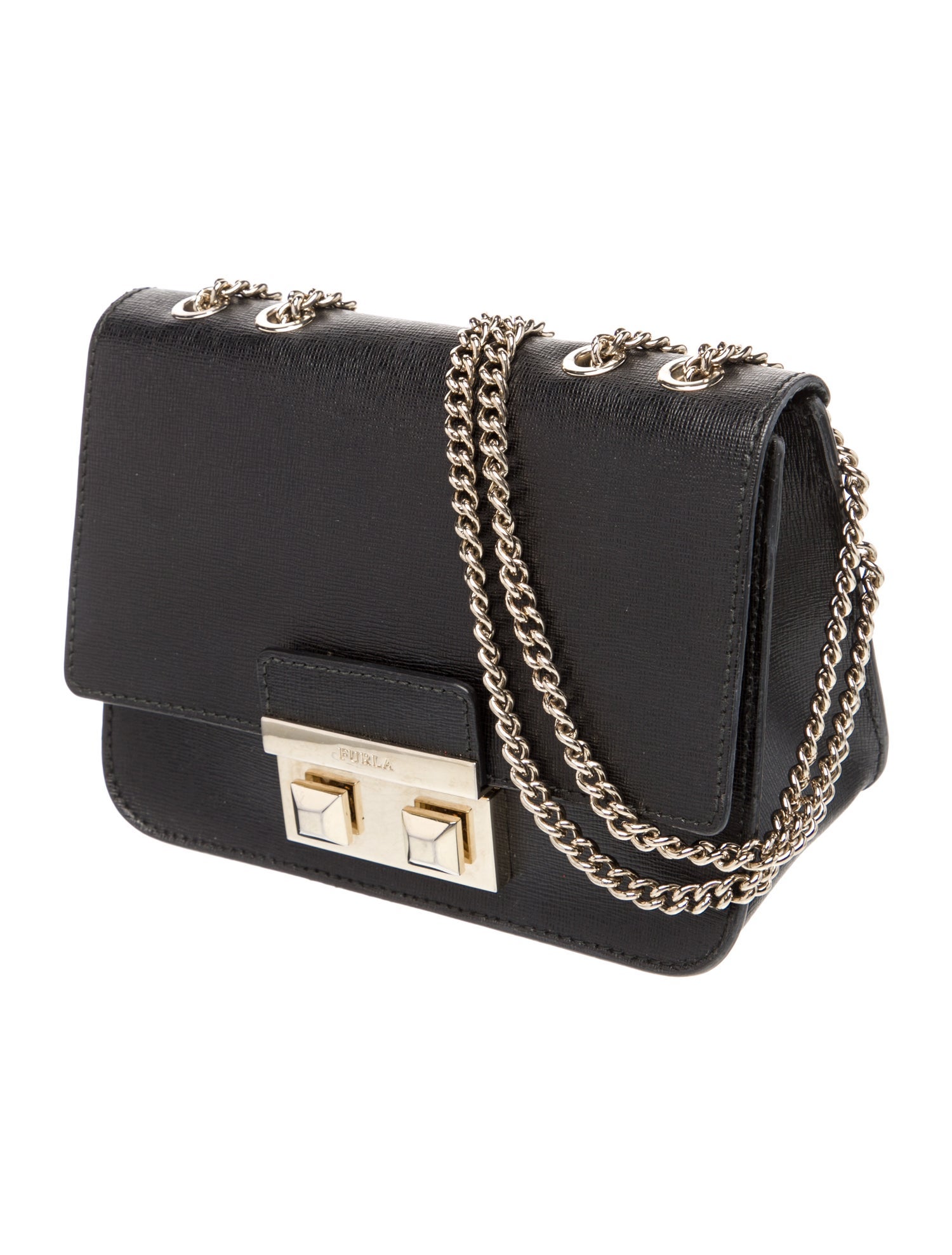 Furla Saffiano Leather Shoulder Bag