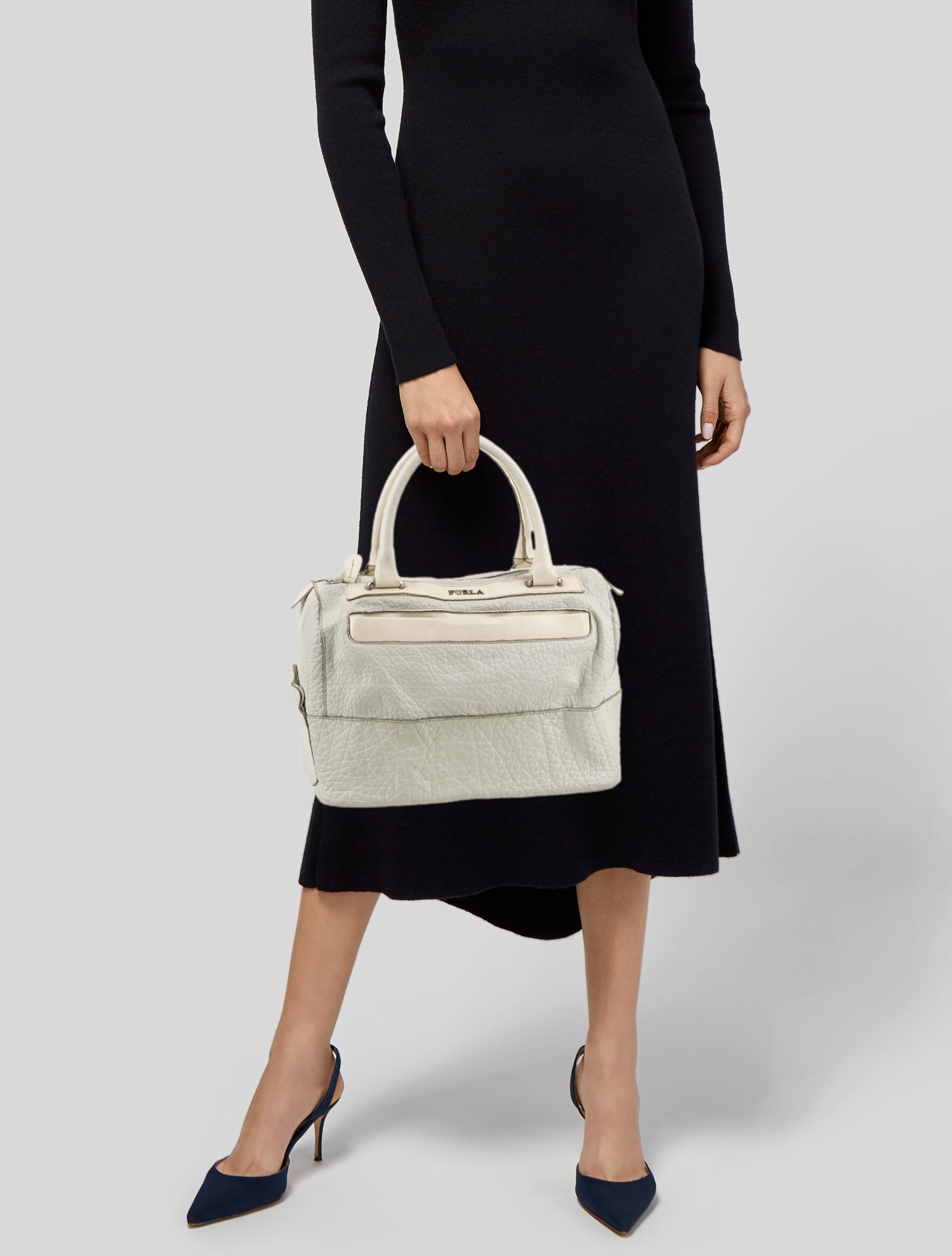 Furla Leather Top Handle Bag