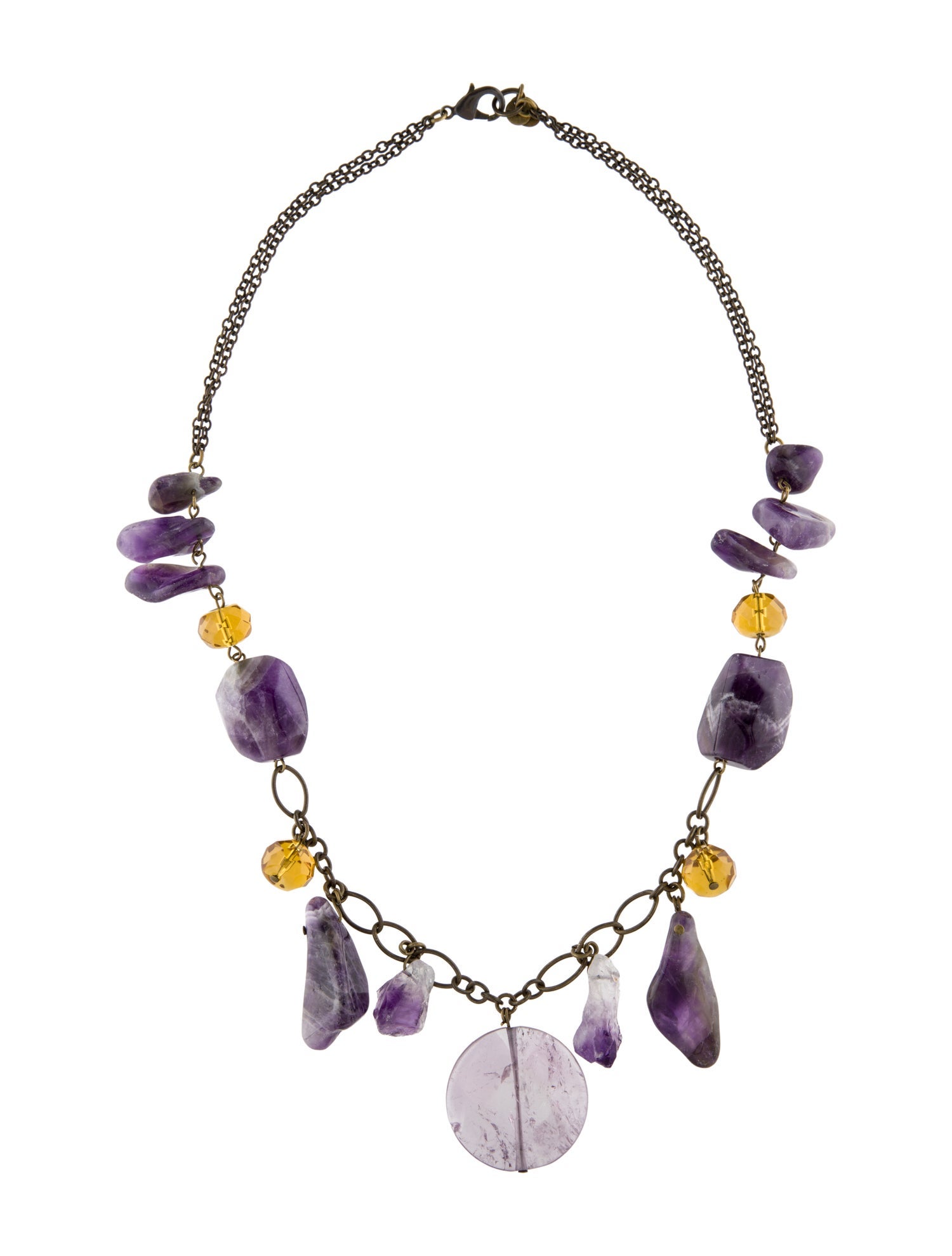 Furla Glass Bead Collar Necklace