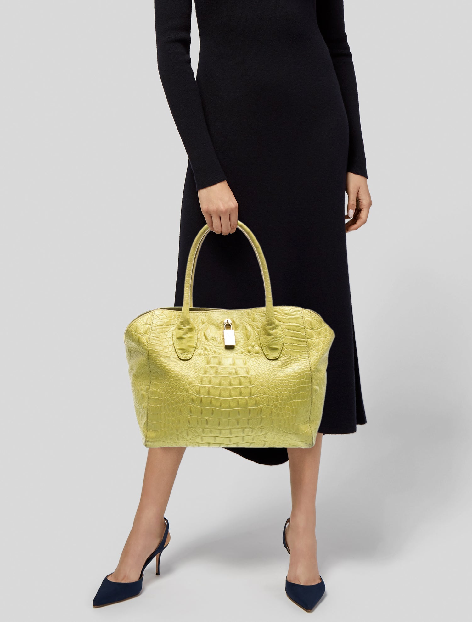 Furla Leather Top Handle Bag