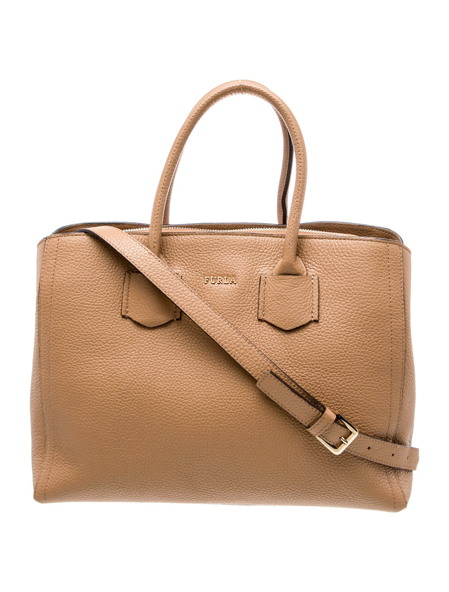 Furla Leather Top Handle Bag