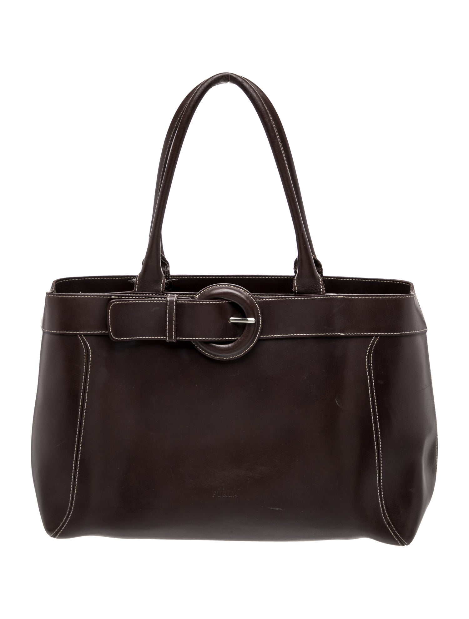 Furla Leather Top Handle Bag