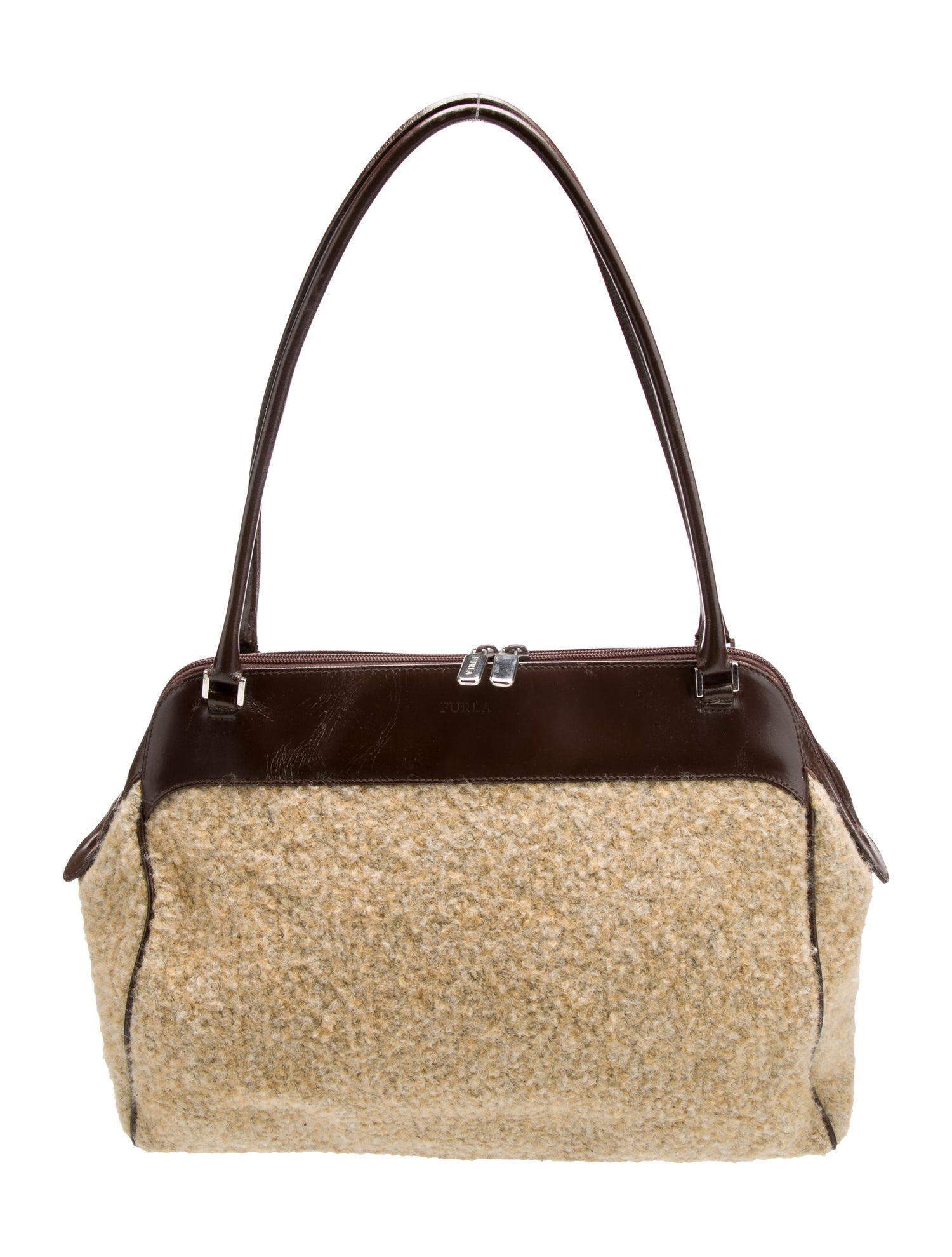 Furla Wool Shoulder Bag