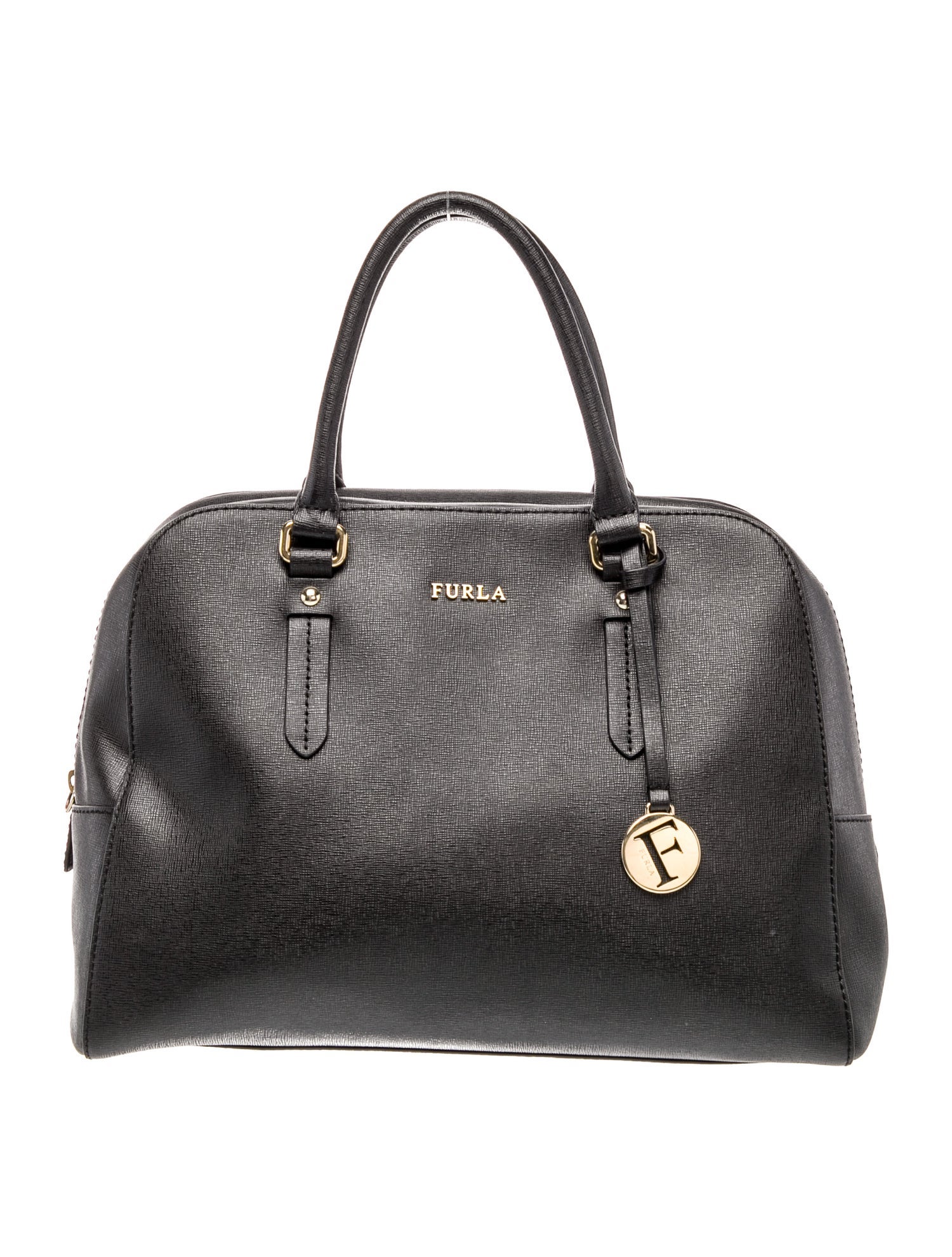 Furla Saffiano Leather Top Handle Bag