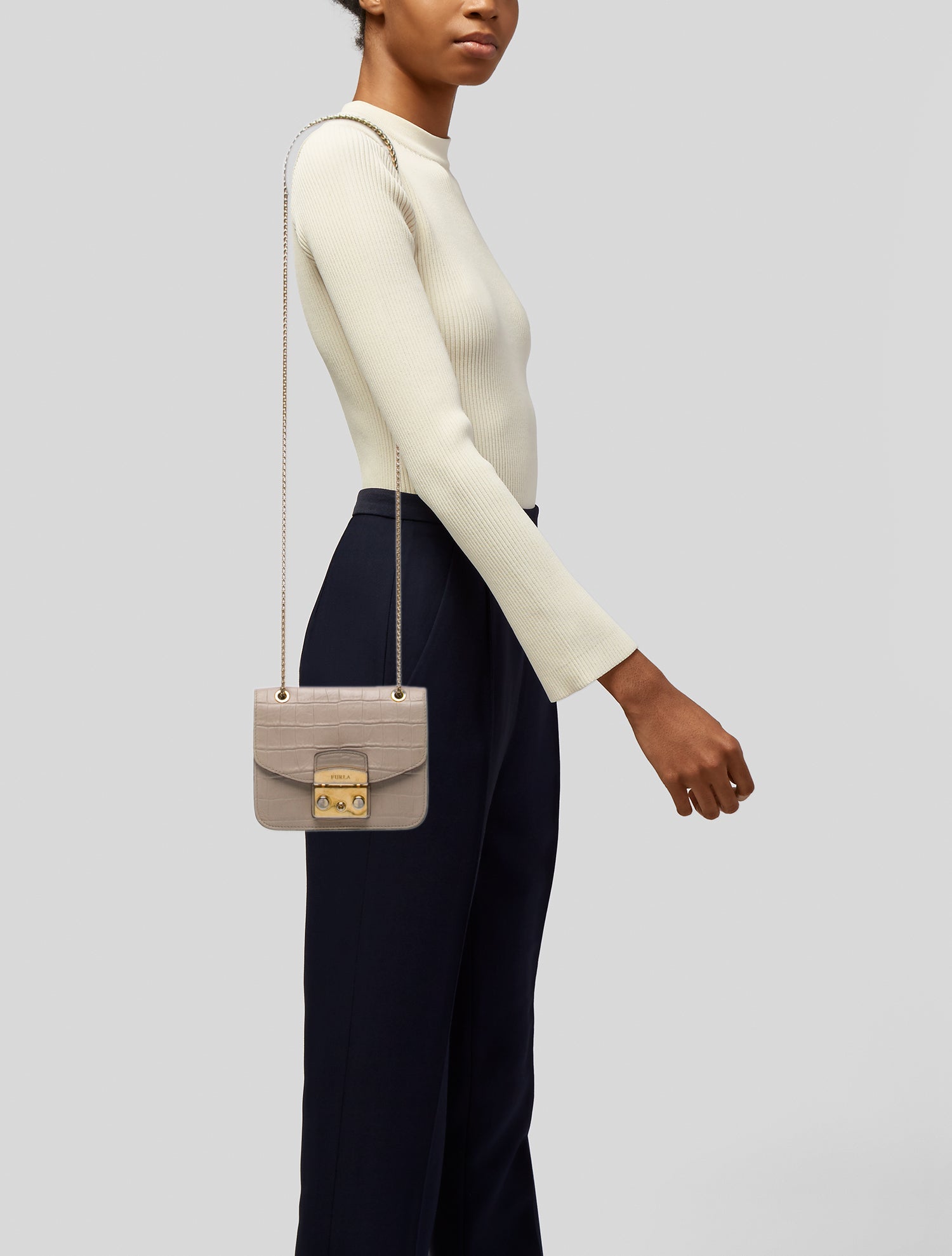 Furla Leather Shoulder Bag