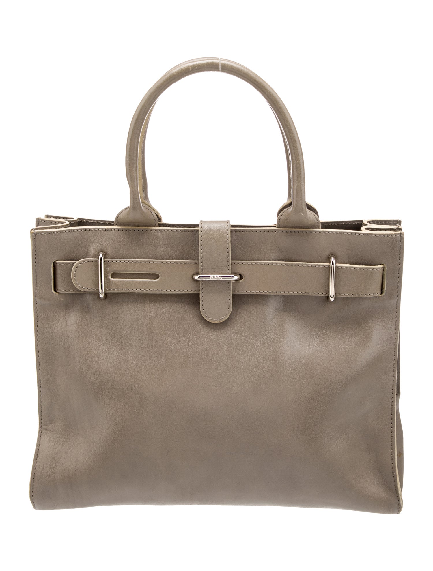 Furla Leather Top Handle Bag