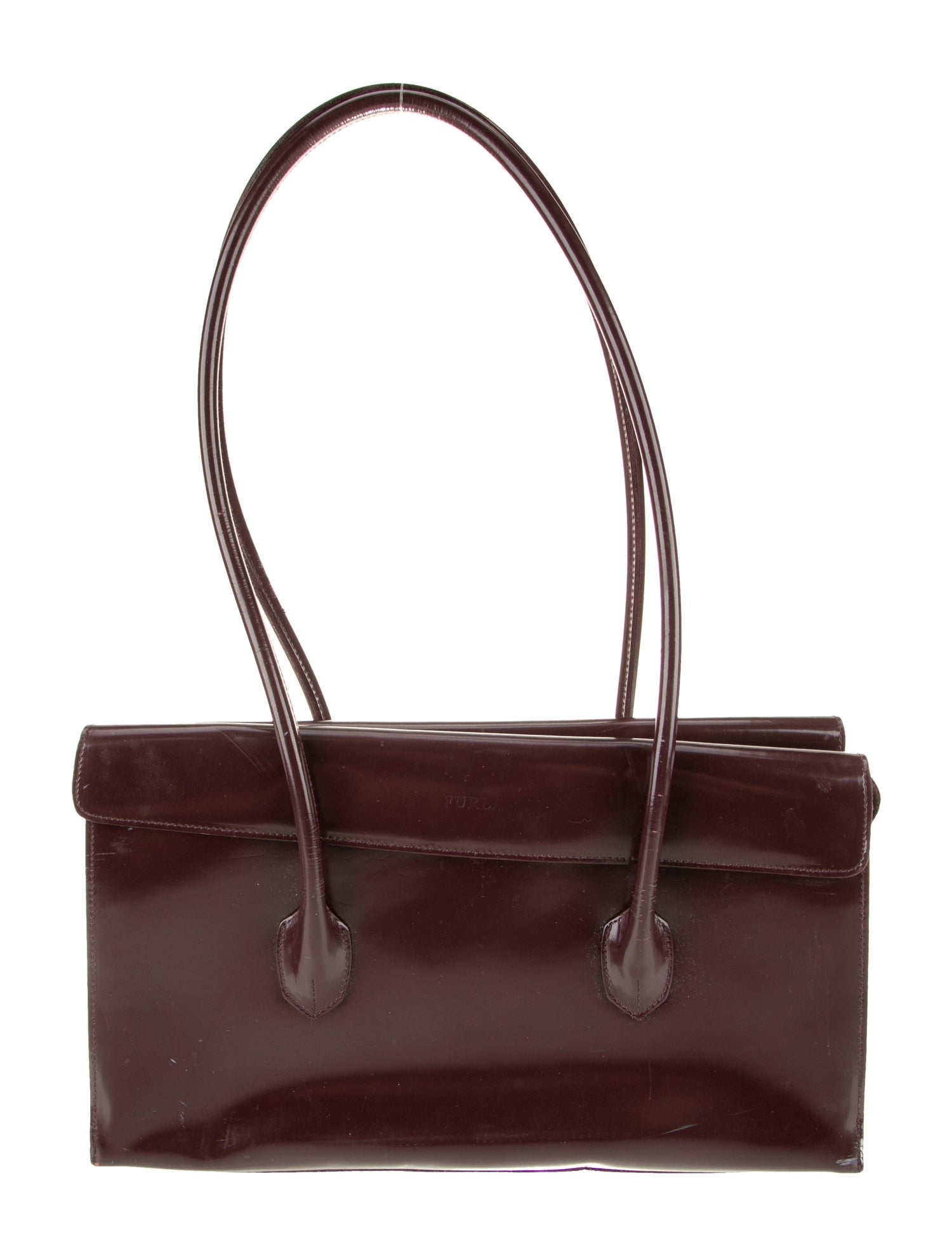 Furla Patent Leather Shoulder Bag